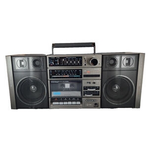 Sanyo Boombox Portable Mini Component System C15 - Good but Cassette Not Working
